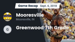 Recap: Mooresville  vs. Greenwood 7th Grade 2018