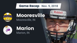 Recap: Mooresville  vs. Marion  2018