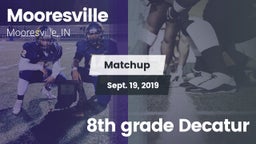 Matchup: Mooresville High vs. 8th grade Decatur 2019