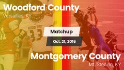 Matchup: Woodford County vs. Montgomery County  2016
