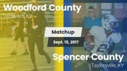 Matchup: Woodford County vs. Spencer County  2017