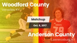 Matchup: Woodford County vs. Anderson County  2017