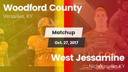 Matchup: Woodford County vs. West Jessamine  2017
