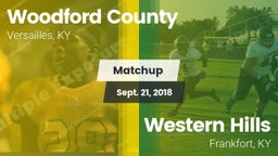 Matchup: Woodford County vs. Western Hills  2018