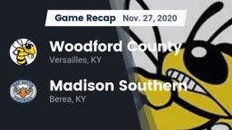 Recap: Woodford County  vs. Madison Southern  2020