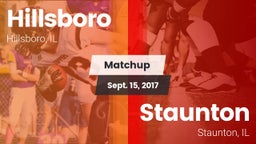 Matchup: Hillsboro High vs. Staunton  2017
