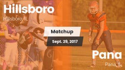 Matchup: Hillsboro High vs. Pana  2017