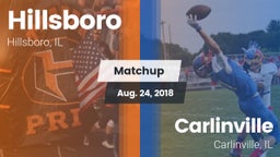 Matchup: Hillsboro High vs. Carlinville  2018