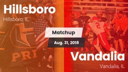 Matchup: Hillsboro High vs. Vandalia  2018