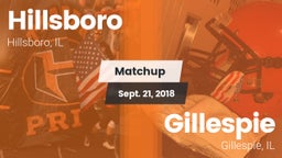 Matchup: Hillsboro High vs. Gillespie  2018