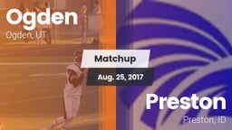 Matchup: Ogden  vs. Preston  2017