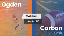 Matchup: Ogden  vs. Carbon  2016