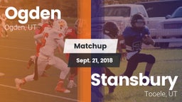 Matchup: Ogden  vs. Stansbury  2018