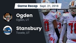 Recap: Ogden  vs. Stansbury  2018