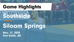 Southside  vs Siloam Springs  Game Highlights - Nov. 17, 2020