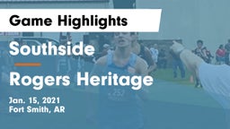 Southside  vs Rogers Heritage  Game Highlights - Jan. 15, 2021