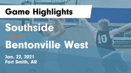 Southside  vs Bentonville West  Game Highlights - Jan. 22, 2021