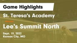 St. Teresa's Academy  vs Lee's Summit North  Game Highlights - Sept. 19, 2022