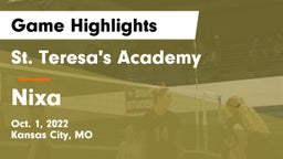 St. Teresa's Academy  vs Nixa  Game Highlights - Oct. 1, 2022