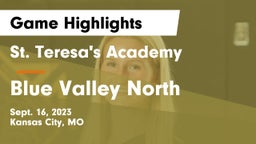 St. Teresa's Academy  vs Blue Valley North  Game Highlights - Sept. 16, 2023