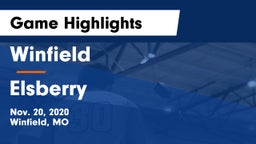 Winfield  vs Elsberry  Game Highlights - Nov. 20, 2020
