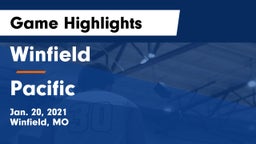 Winfield  vs Pacific  Game Highlights - Jan. 20, 2021