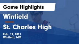 Winfield  vs St. Charles High Game Highlights - Feb. 19, 2021