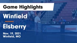 Winfield  vs Elsberry  Game Highlights - Nov. 19, 2021