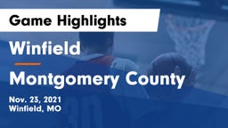 Winfield  vs Montgomery County  Game Highlights - Nov. 23, 2021