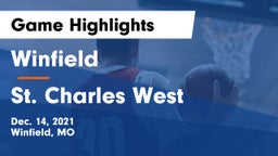 Winfield  vs St. Charles West  Game Highlights - Dec. 14, 2021
