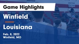 Winfield  vs Louisiana  Game Highlights - Feb. 8, 2022