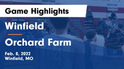 Winfield  vs Orchard Farm  Game Highlights - Feb. 8, 2022