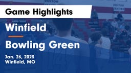 Winfield  vs Bowling Green  Game Highlights - Jan. 26, 2023