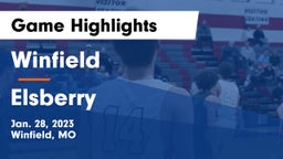 Winfield  vs Elsberry  Game Highlights - Jan. 28, 2023