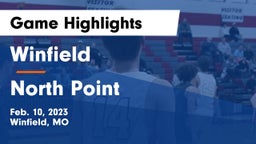 Winfield  vs North Point  Game Highlights - Feb. 10, 2023