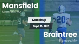 Matchup: Mansfield High Schoo vs. Braintree  2017