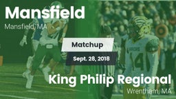 Matchup: Mansfield High Schoo vs. King Philip Regional  2018