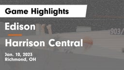 Edison  vs Harrison Central  Game Highlights - Jan. 10, 2023