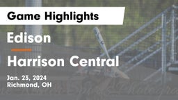 Edison  vs Harrison Central  Game Highlights - Jan. 23, 2024