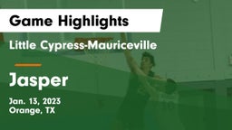 Little Cypress-Mauriceville  vs Jasper  Game Highlights - Jan. 13, 2023