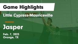 Little Cypress-Mauriceville  vs Jasper  Game Highlights - Feb. 7, 2023