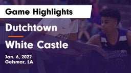 Dutchtown  vs White Castle  Game Highlights - Jan. 6, 2022