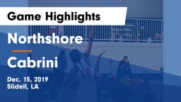 Northshore  vs Cabrini  Game Highlights - Dec. 15, 2019