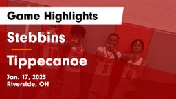 Stebbins  vs Tippecanoe  Game Highlights - Jan. 17, 2023