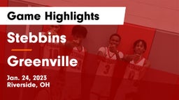 Stebbins  vs Greenville  Game Highlights - Jan. 24, 2023