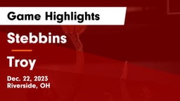 Stebbins  vs Troy  Game Highlights - Dec. 22, 2023