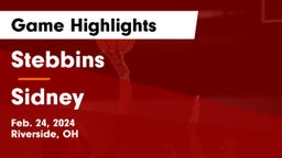 Stebbins  vs Sidney  Game Highlights - Feb. 24, 2024