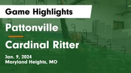 Pattonville  vs Cardinal Ritter  Game Highlights - Jan. 9, 2024