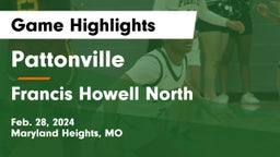 Pattonville  vs Francis Howell North  Game Highlights - Feb. 28, 2024