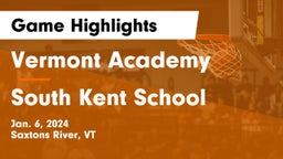 Vermont Academy vs South Kent School Game Highlights - Jan. 6, 2024